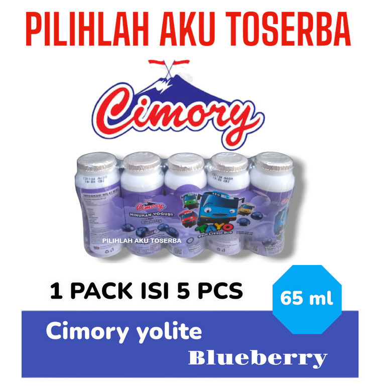 

CIMORY YOGURT YOLITE KIDS Drink BLUEBERRY 65 ml - ( HARGA 1 PACK ISI 5 )