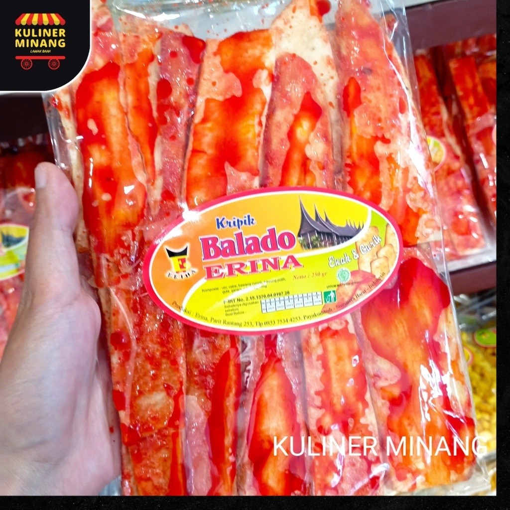 

Sanjai Balado Panjang Erina Kampung Snack Kuliner Minang Kabau