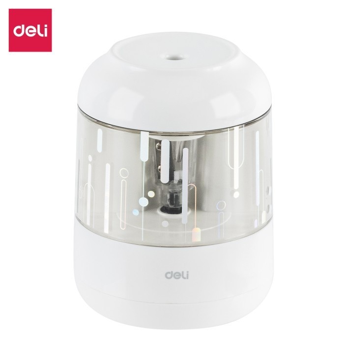 

Deli Electric Pencil Sharpener / Rautan Pensil Otomatis Lucu EH508 - Putih
