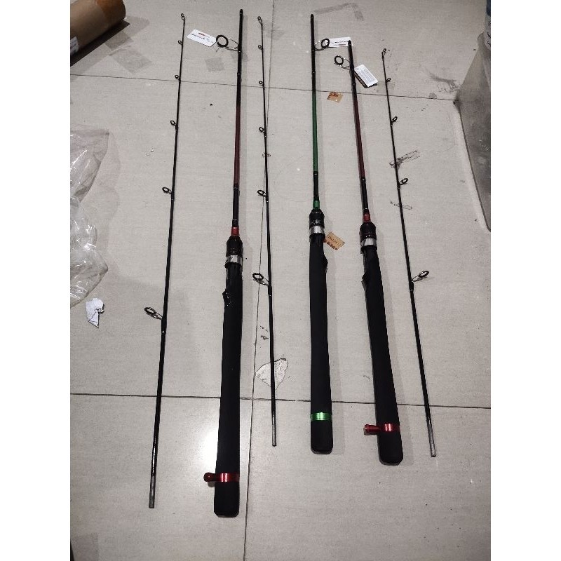 joran pancing shikari ken ken 150 165 180 cm bahan hollow carbon ringan