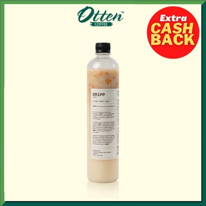 

DRiPP - Syrup Lychee Fruit Pulp 760ml - Sirup Minuman Rasa Leci