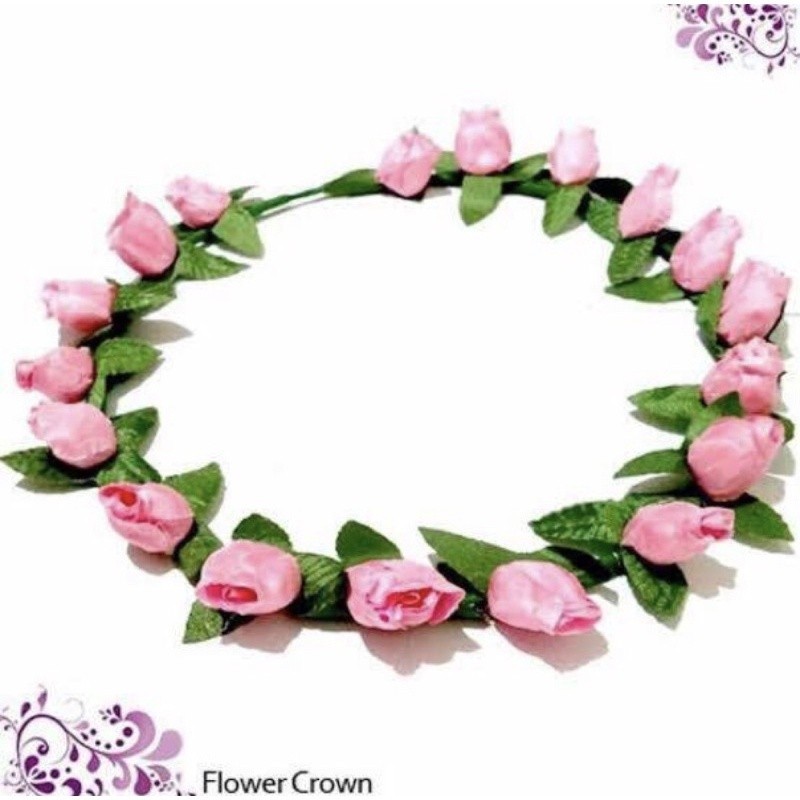 Flower crown / Mahkota Bunga / Mahkota Kuncup bunga / Mahkota