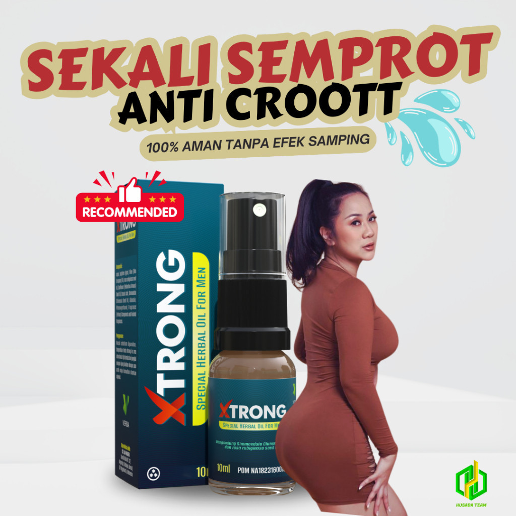 XTRONG obat kuat Spray Herbal Atasi Ezakulasi Dini EDI Ampuh Aman & Obat Kuat Pria Tahan lama