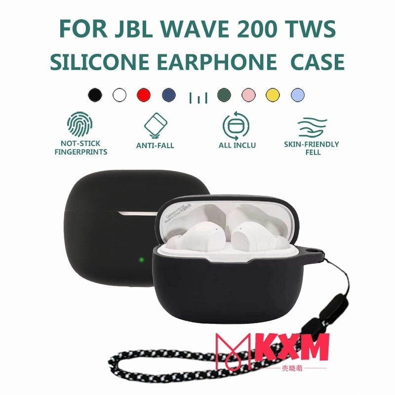 JW00 JBL Wave 200TWS CASE TWS Silicone Case Cover  series Dust-proof Protective Case for Wave 200TWS