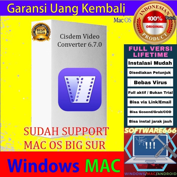 Software Convert Video: Cisdem Video Converter 6.7 [Mac] - SOFTWARE - APLIKASI PC