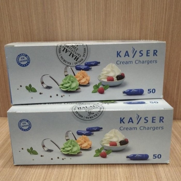 

Kayser Cream Charger 50pcs N2O / whipping cream charger eropa grosir