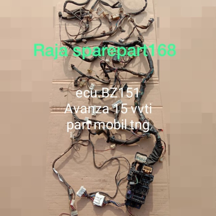 kabel body bodi wearing engine Toyota Avanza vvti manual ECU bz151