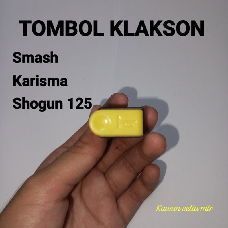 TOMBOL KLAKSON SMASH / SHOGUN 125 / KARISMA / KIRANA / SUPRA X125-X 125 NEW-FIT NEW ROSSI VARIASI & 