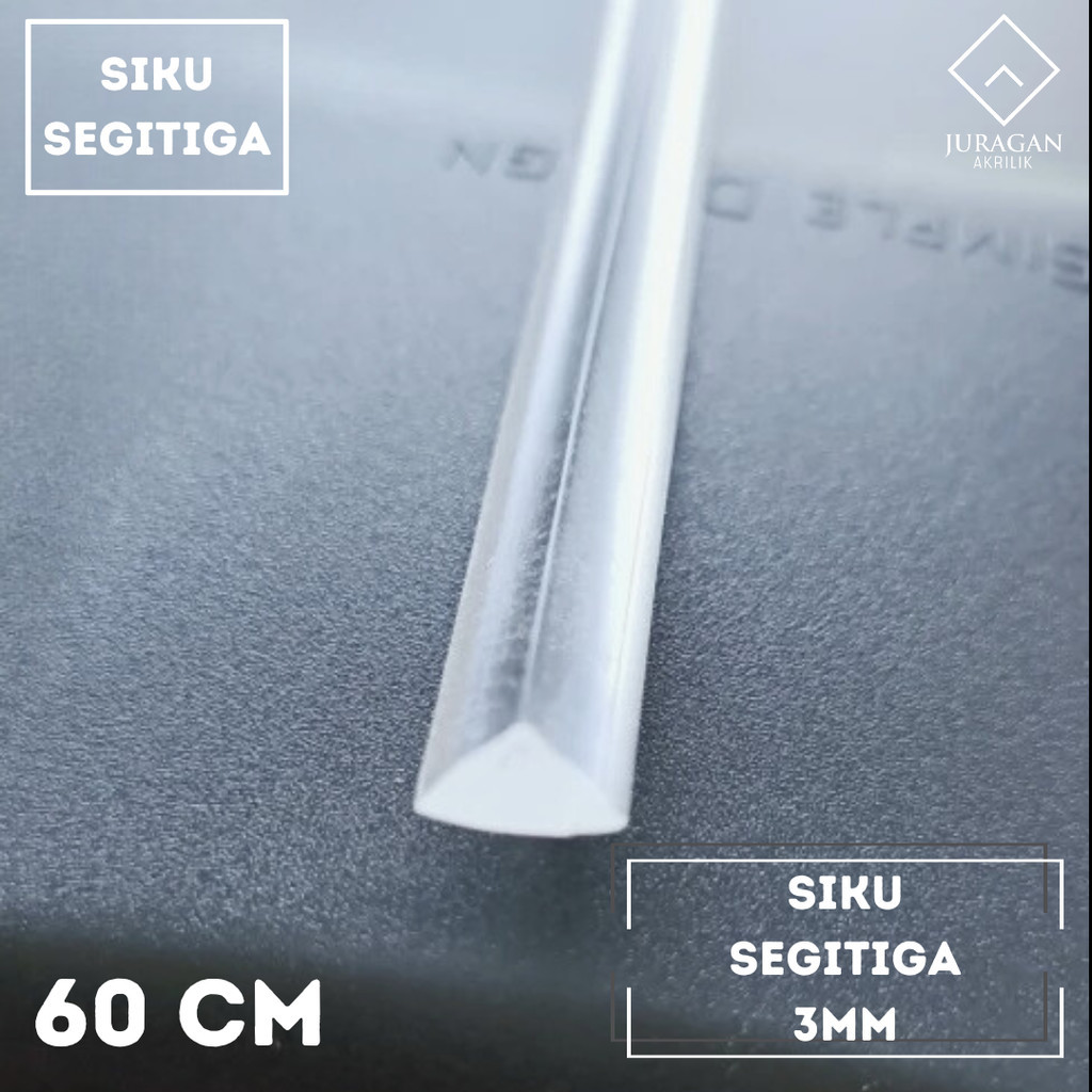 

Siku Segitiga Akrilik 3mm 60cm