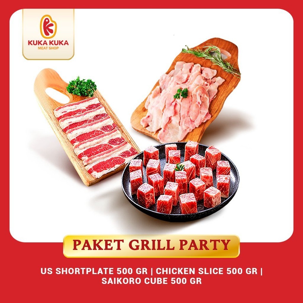 

Paket Grill Korean Party BBQ / Grill At Home / Beef BBQ Siap Masak