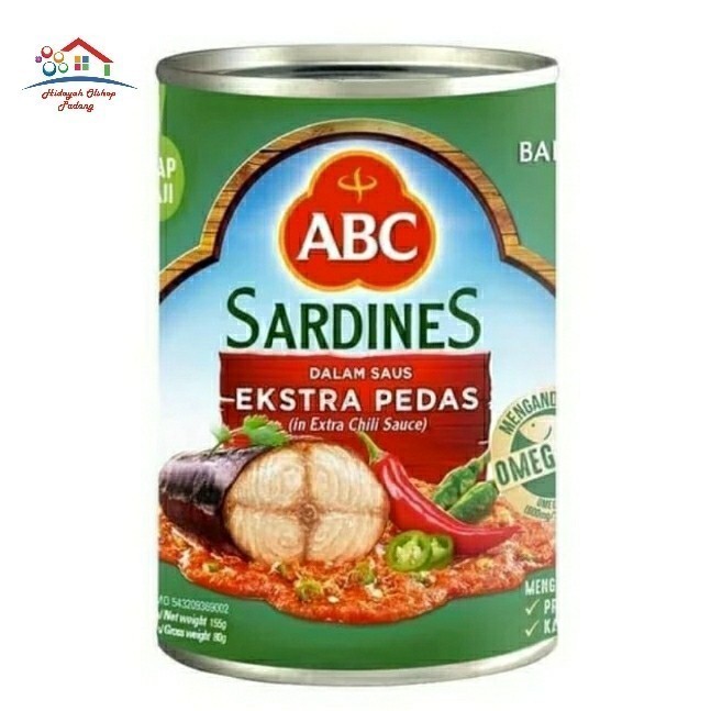 

Sarden / Sardines ABC Extra Pedas 425 gr