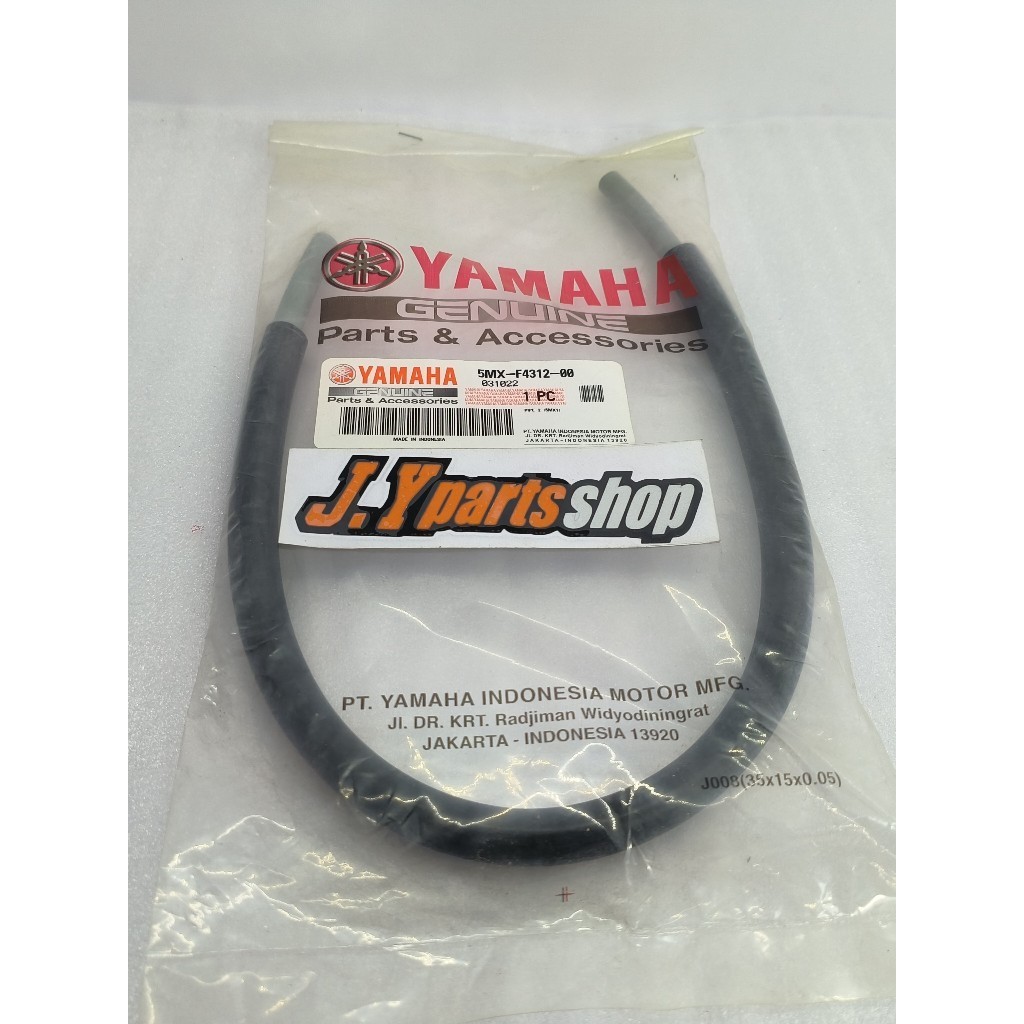 pipe 2 selang hisap intake intek vakum bensin yamaha nouvo YGP 5MX-F4312-00