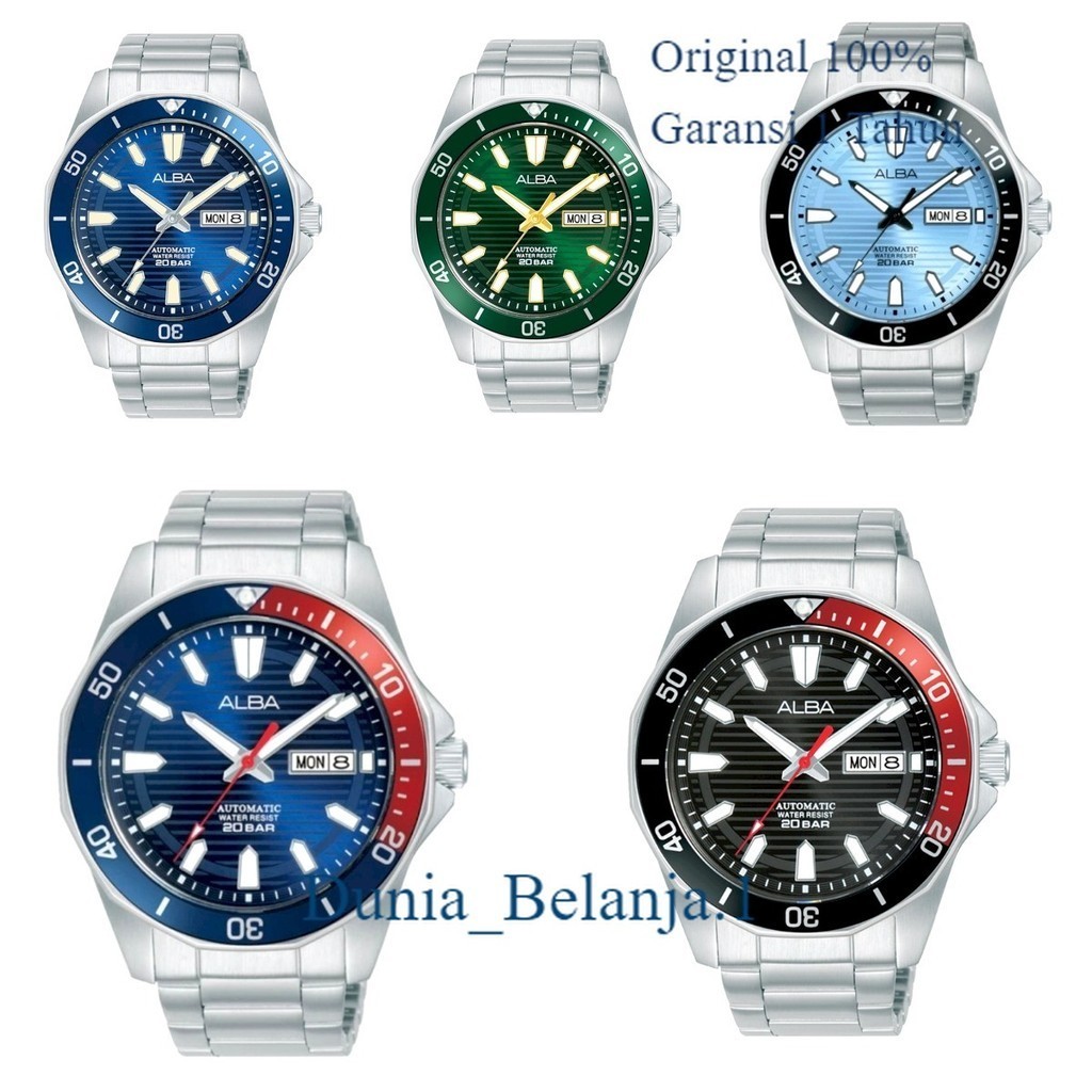 Original 100% Jam Tangan Pria Alba AUTOMATIC AL4459X1 AL4449X1 AL4457X1 AL4453X1 AL4455X1 Garansi re