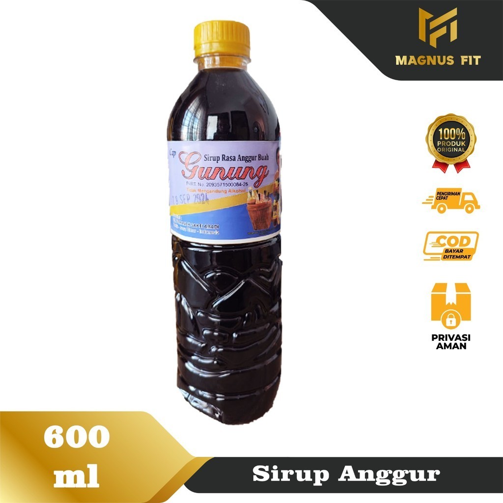 

Sirup Anggur Merah Asli UD. Gunung Batu 600cml