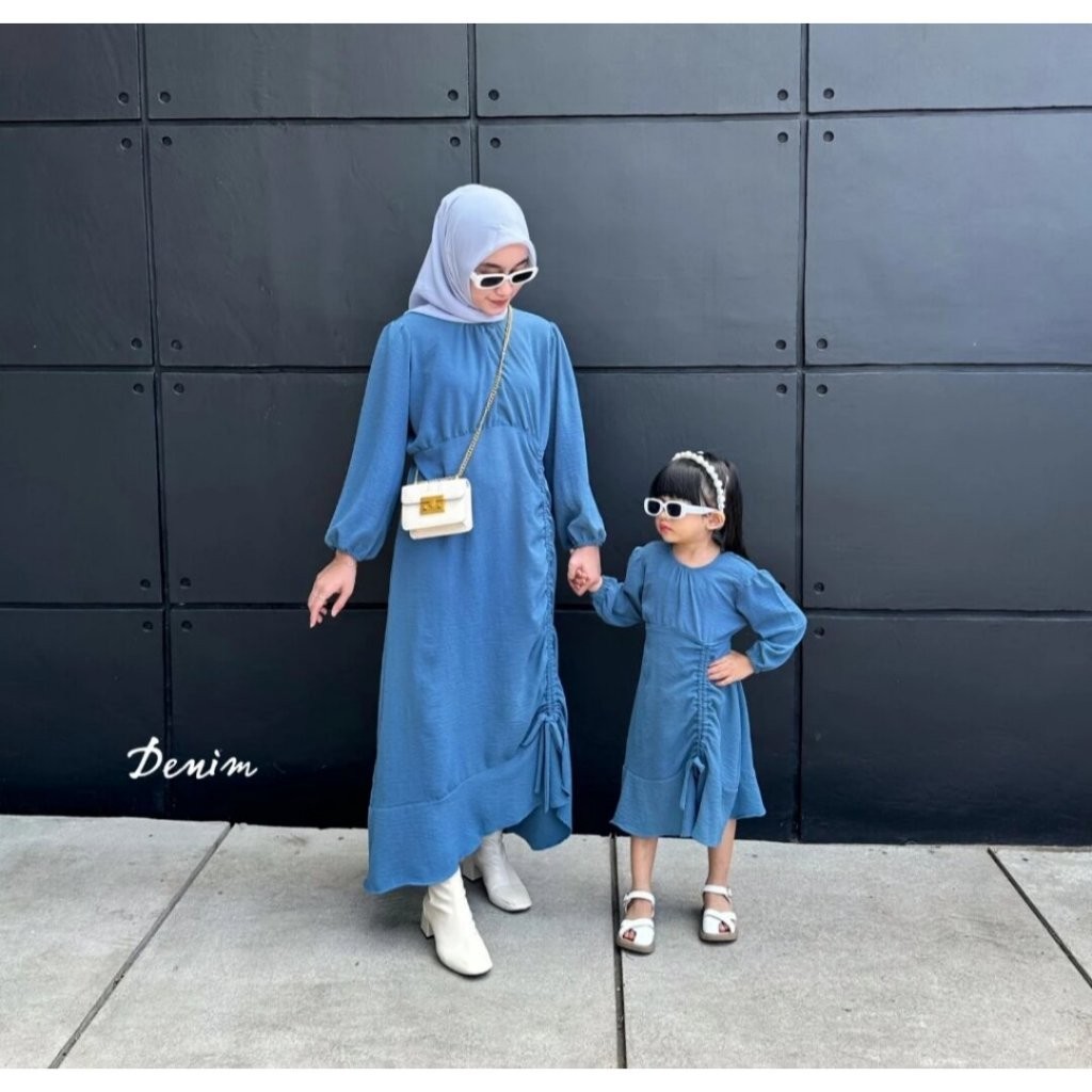 SATRIAOLSHOP WULAN DRESS KONDANGAN BRIDESMAID IBU DAN ANAK