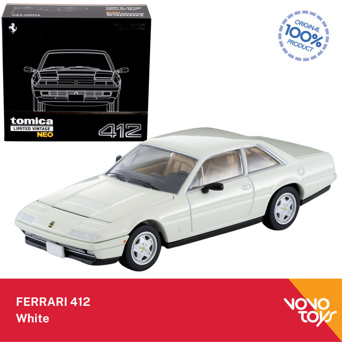 Tomica Limited Vintage Neo 412 Ferrari White