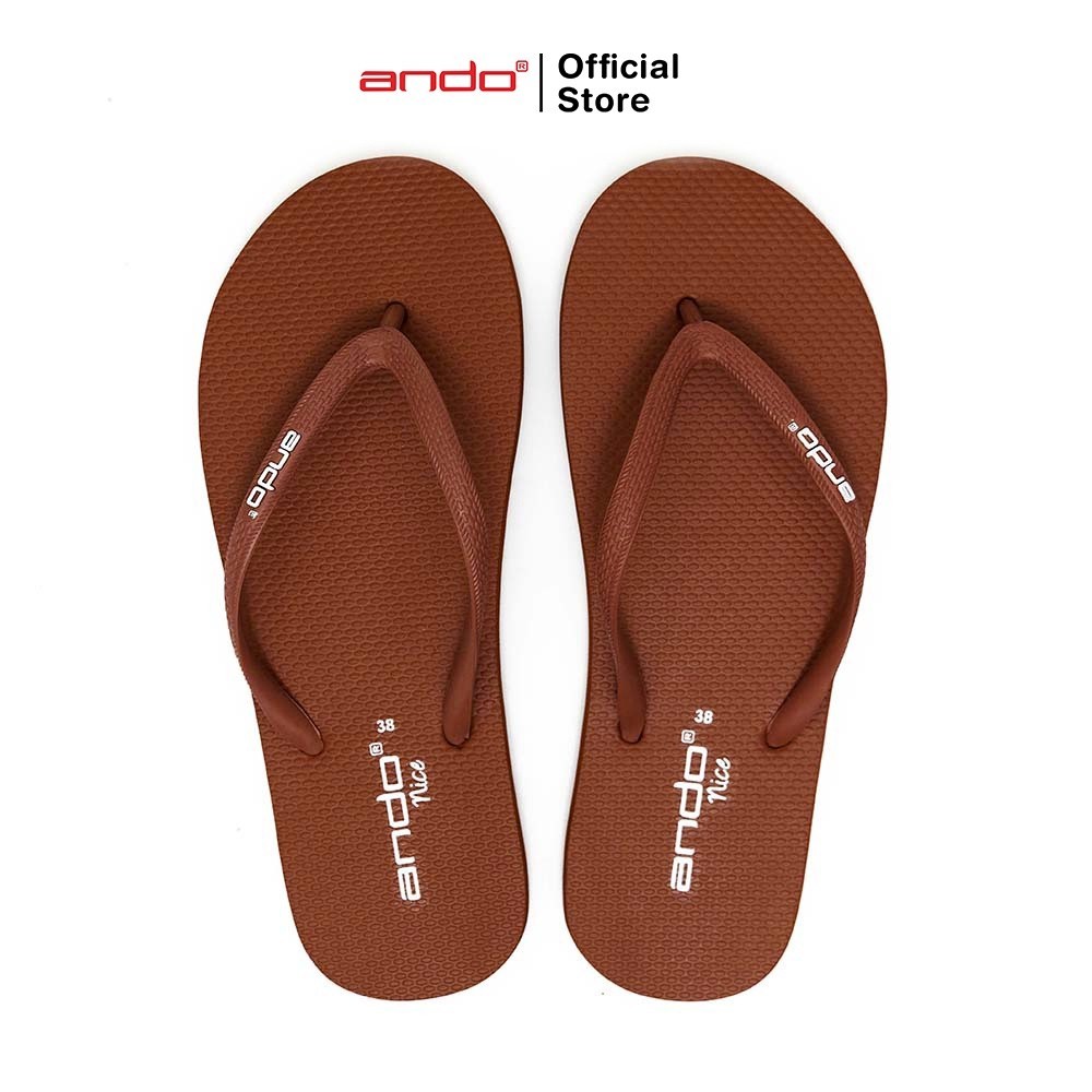 By Ando Official Sandal Jepit Nice Wanita Dewasa - Caramel Sandal Harian