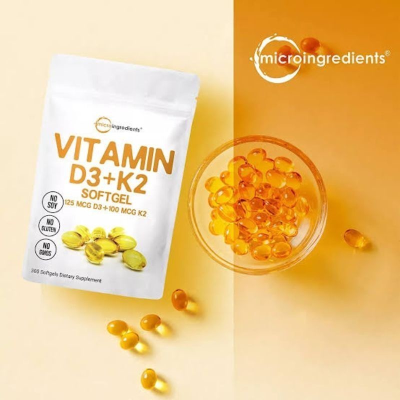 PROMO Microingredients Vitamin D3 K2 5000iu Original Vitamin D3+K2 Micro Ingredients