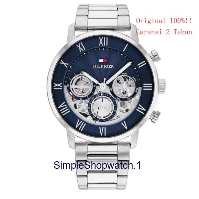 Original 100% TOMMY HILFIGER 1710569 Jam Tangan  Pria Garansi Resmi 2 Tahun