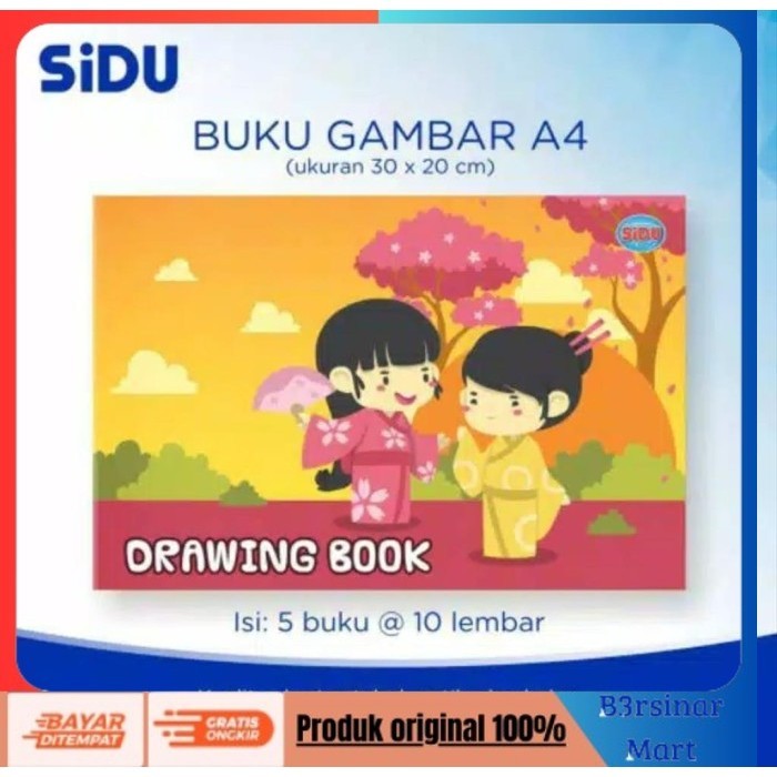 

[KUALITAS TERBAIK] Buku Gambar Sidu A4 (Isi 5)