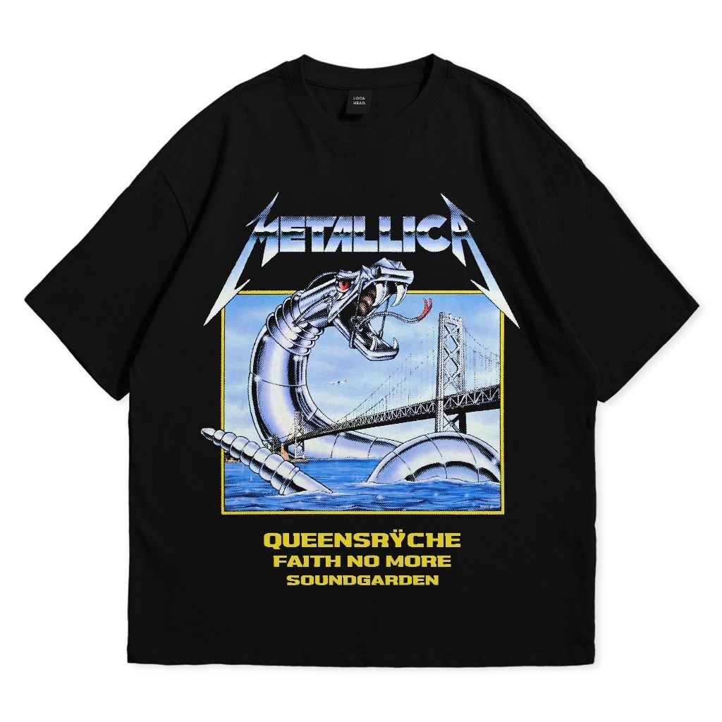 UNISHOP Kaos Band Metallica ART 40 Cotton Combed 24s