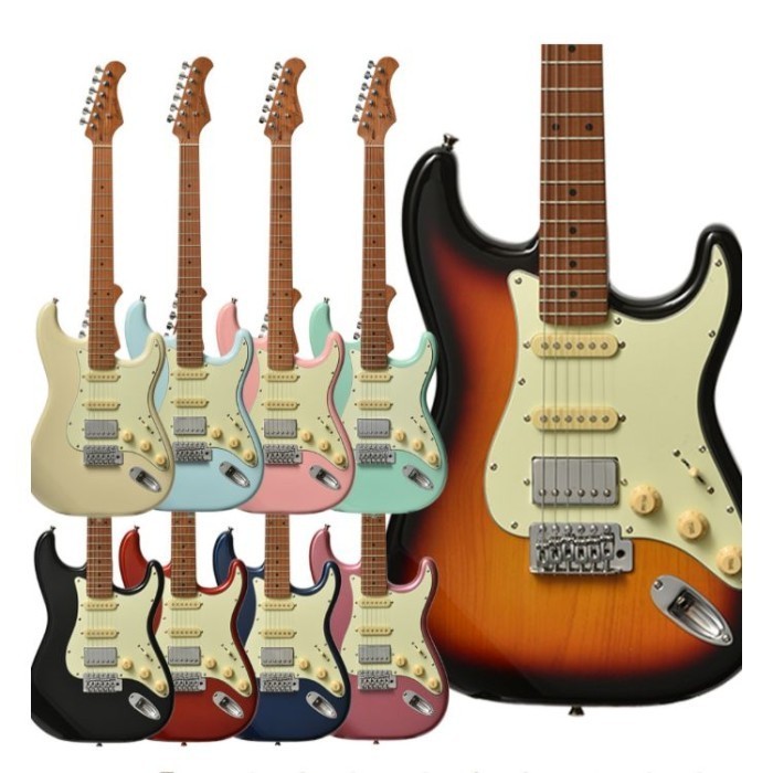 Gitar Elektrik Bacchus BST-2 RSM/M / BST2RSMM