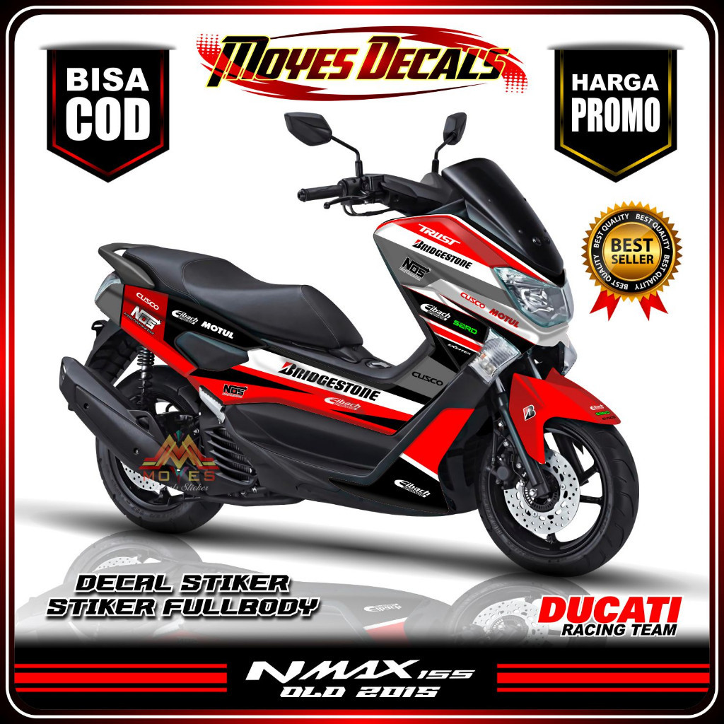 Decal Sticker Yamaha Nmax 155 Old Fullbody 2015-2019 Decal stiker nmax old motif  Bridge