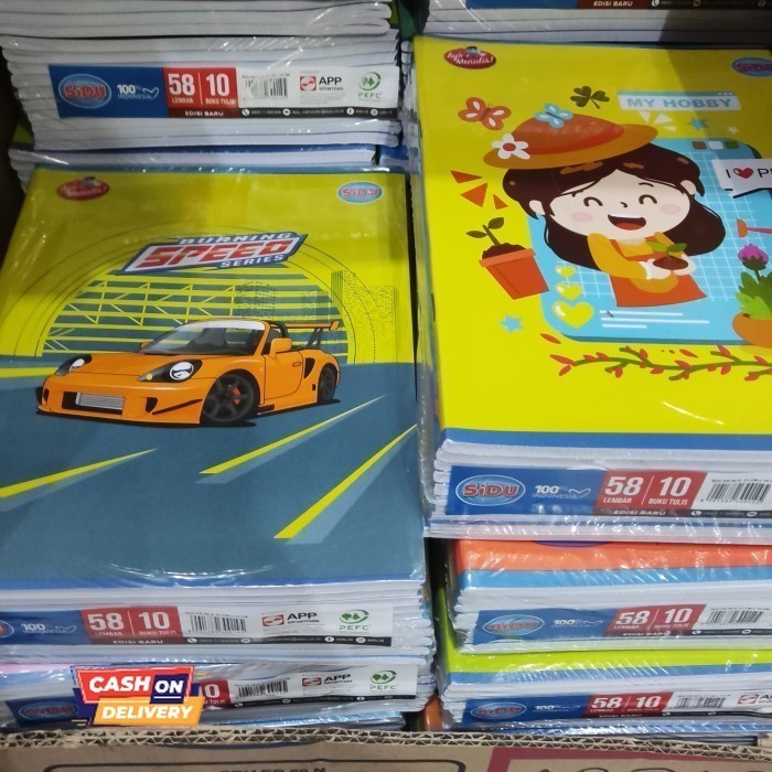 

✨LARIS✨ -buku tulis sidu 58 lembar 1 pack 10 pcs
