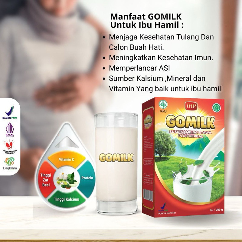 

GOMILK SUSU KAMBING ETAWA PLUS HERBAL 200gr || SUSU KAMBING BEST SELLER SUSU KESEHATAN