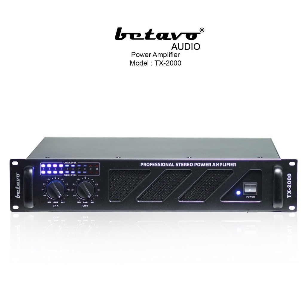 BETAVO AUDIO POWER AMPLIFIER TX-2000