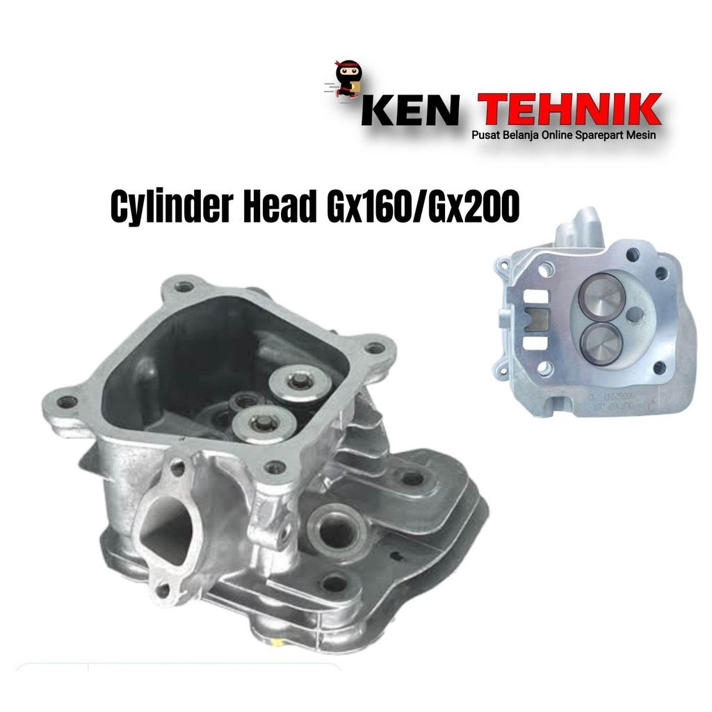 Blok Cylinder head Mesin Bensin Gx160 / Gx200