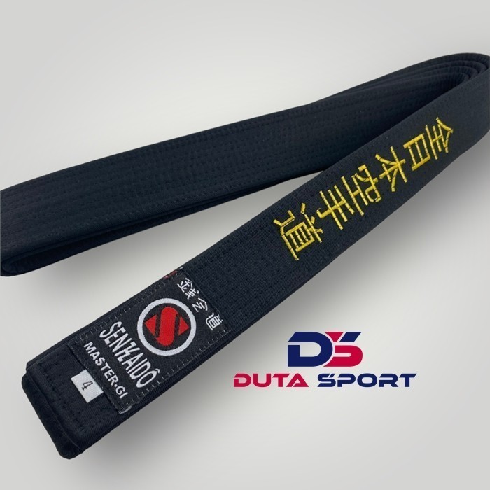 SENKAIDO Sabuk Karate Hitam Black Belt Master Gi