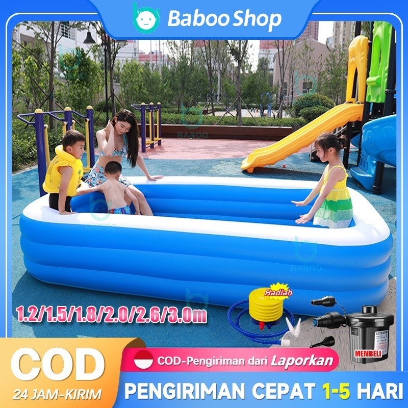 120cm/150cm/180cm/210cm/260cm/300cm kolam renang anak pompa/kolam renang anak kolam renang anak jumb