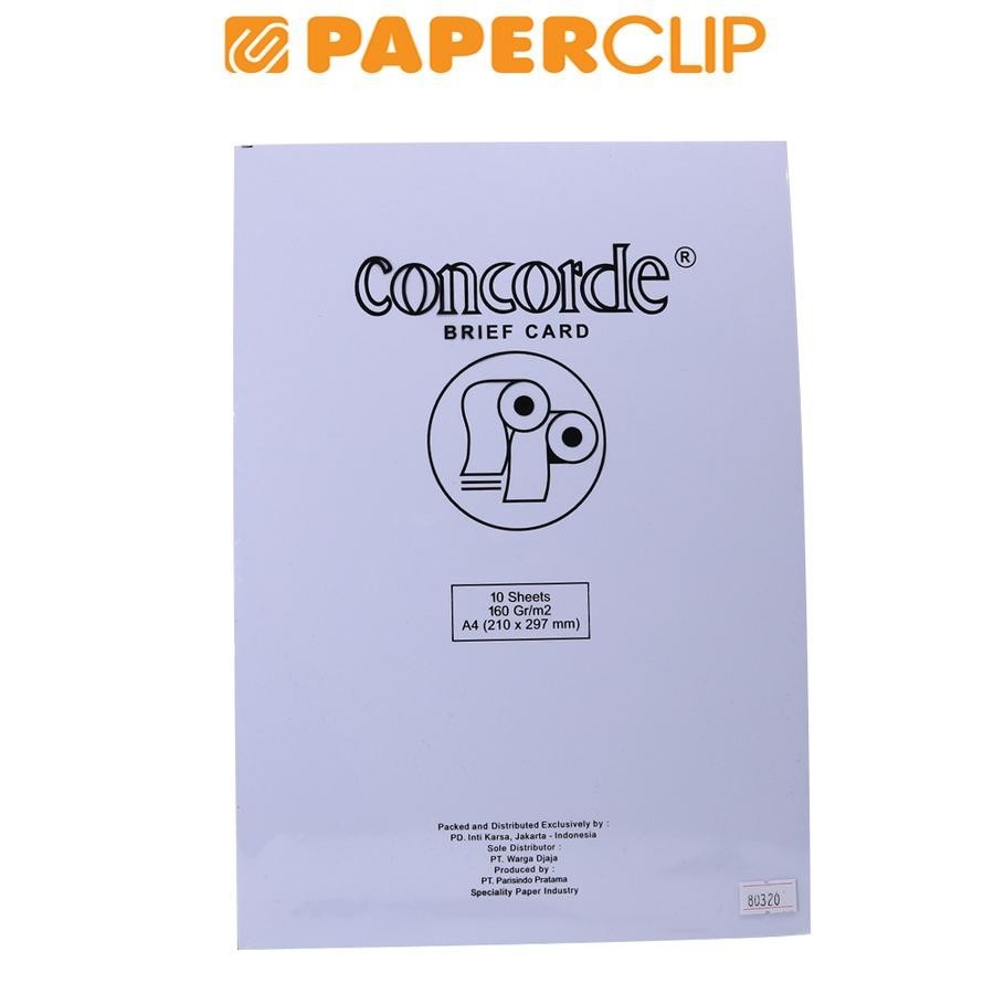

KERTAS CONCORDE 80320 A4 160GR ISI 10