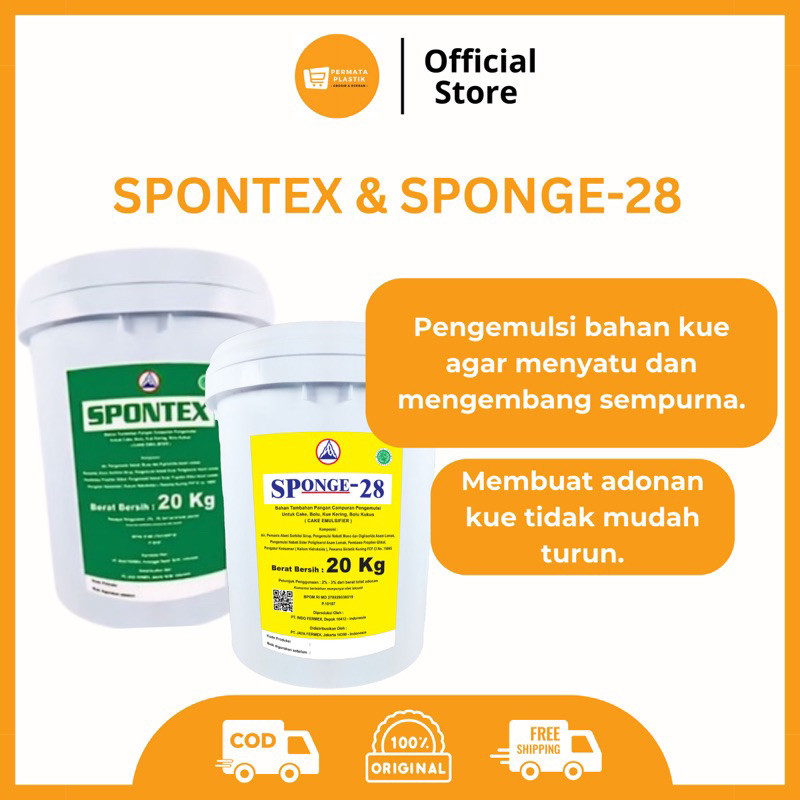 

Sp Spontex Sponge-28 Emulsifier Pengembang Kue Bolu