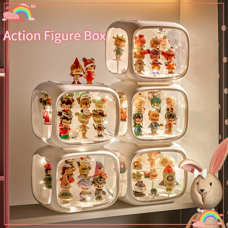 Action Figure Box Display Box Full Acrylic Bricks Box Pajangan Box Display Rak Mainan Gantung Box Ra