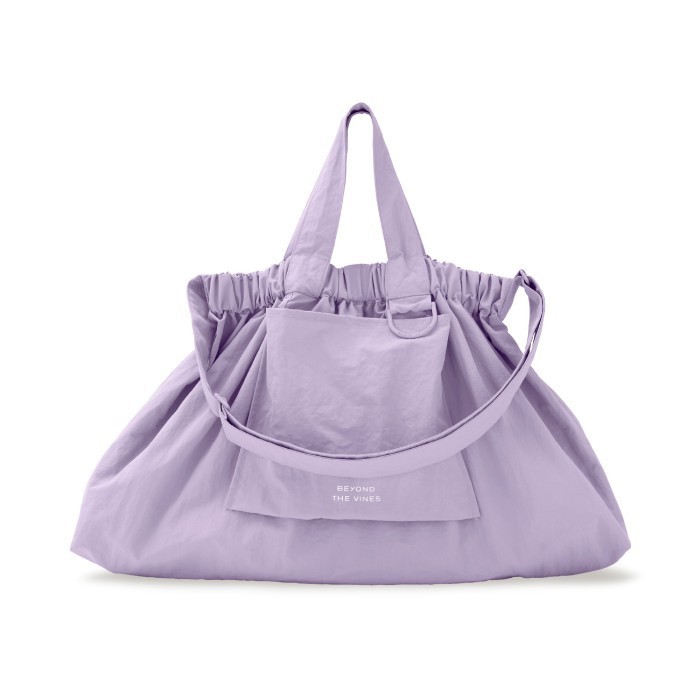 BOMEAYY BEYOND THE VINES XL Dumpling Bag Nylon/Tas selempang tote bag nilon - Lilac