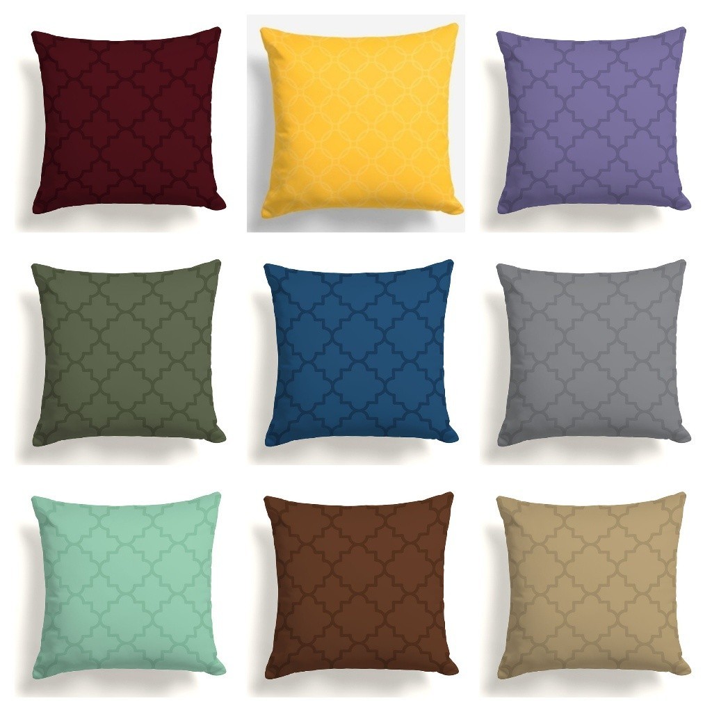 SARUNG BANTAL SOFA CASABLANCA EMBOSS 70X70 CM POLOS COVER CUSHION PILLOW