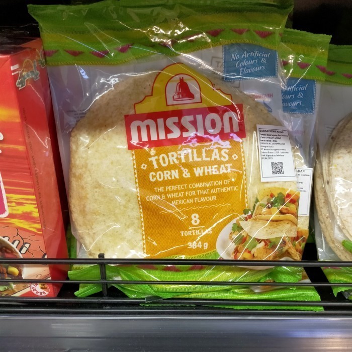 

mission corn n wheat tortillas tortilla wrap 8's 384gr burritos tacos