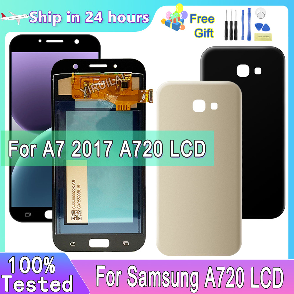 TFT For Samsung Galaxy A7 2017 A720 LCD Display Touch Screen Digitizer Assembly Replacement For Sams