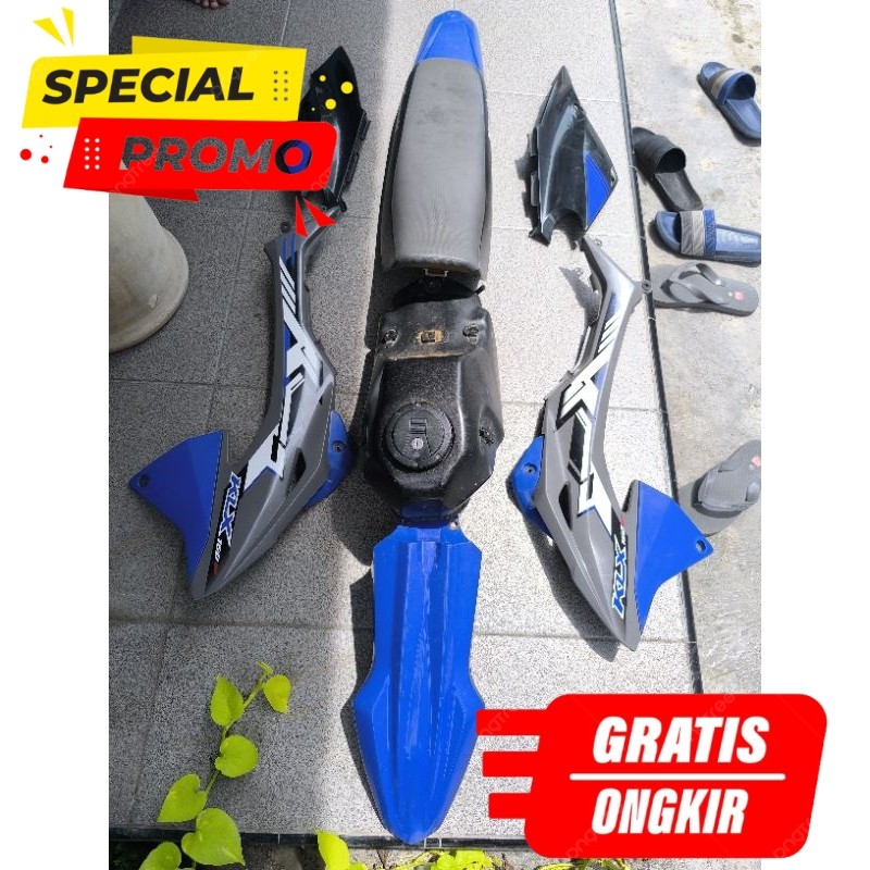 SALE COVER BODY SET KLX BF SE ASLI ORIGINAL COPOTAN MOTOR KOMPLIT TANGKI JOK DAN KRAN BENSIN PROMO C