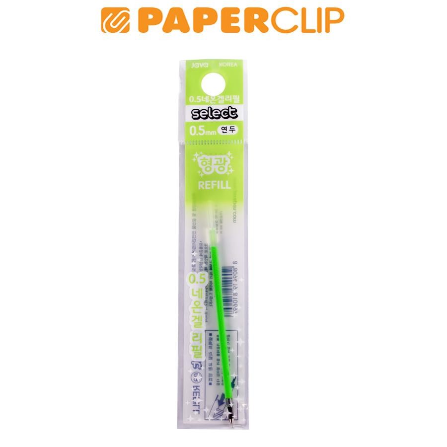 

REFILL BALLPOINT JAVA PEN GREEN NEON GEL