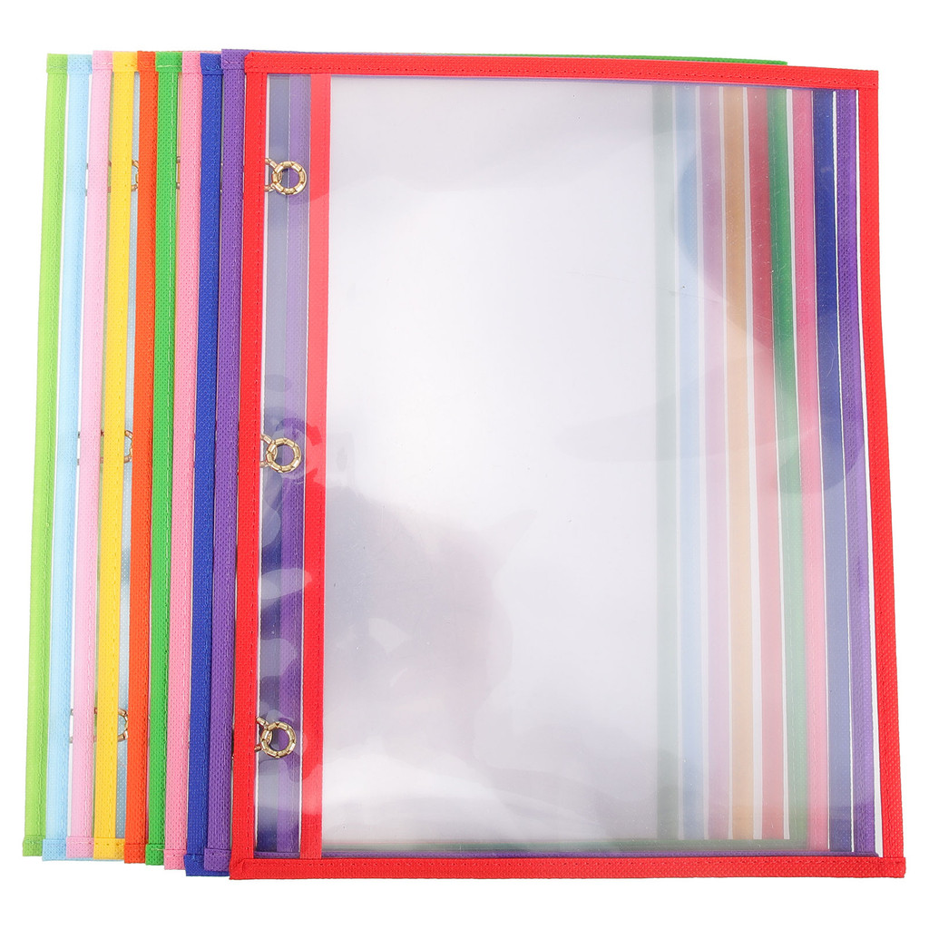 

10pcs Reusable Dry Erase Pocket Protectors Dry Erase Sheet Protectors Teacher Supplies Sheet Protectors