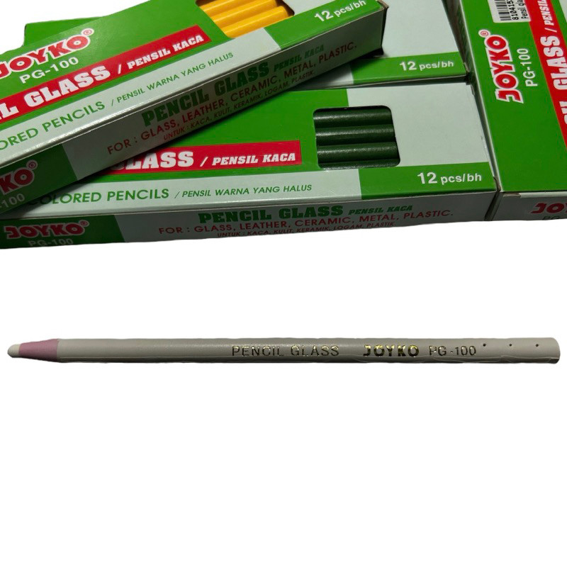 

D3W! Pensil Kapur Jahit / Pensil Pola Kain Joyko 1 Lusin Untuk Kaca Kain dll Hilang di cuci