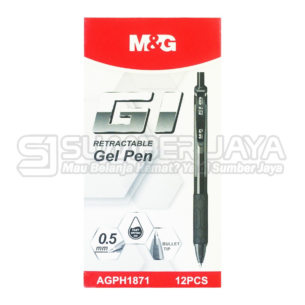 

Ballpoint Cetek M&G AGPH1871 Gel Pen Ink 0.5mm Rectable Gel Pen