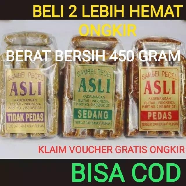 

KN__ Sambel Pecel Asli Blitar / Sambal Pecel Asli 450 Gram