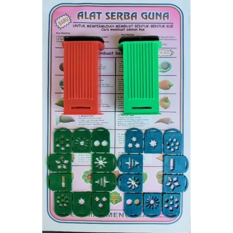 cetakan kue semprit | akar kelapa kering nastar gulung