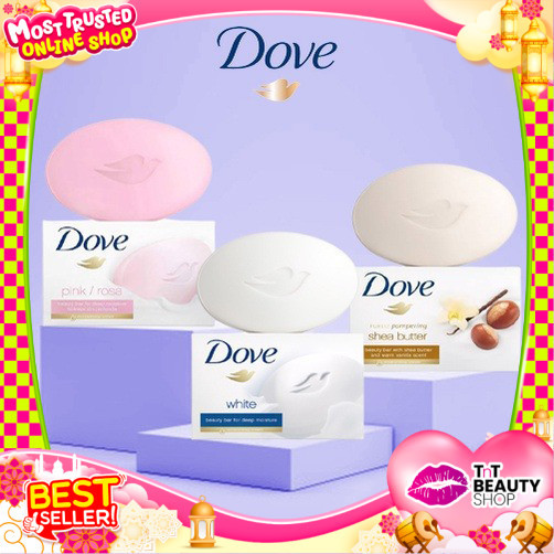 Dove Soap Bar Pink - Shea Butter - Beauty Cream - 90 gr - Sabun Mandi | Tnt beauty shop