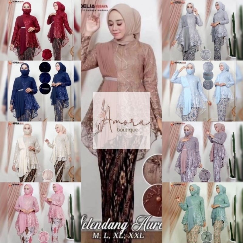 SET KEBAYA SELENDANG AUREL BUSUI REALPICT TERLARIS > KEBAYA MODERN / KEBAYA REMAJA / KEBAYA FAVORITE