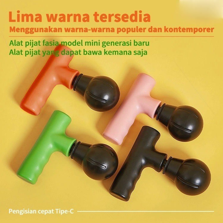 Mini fascial gun/Pijat Massage Mini Vibrasi pistol relaxasi fascia massage gun/Pijat massager /Mini 